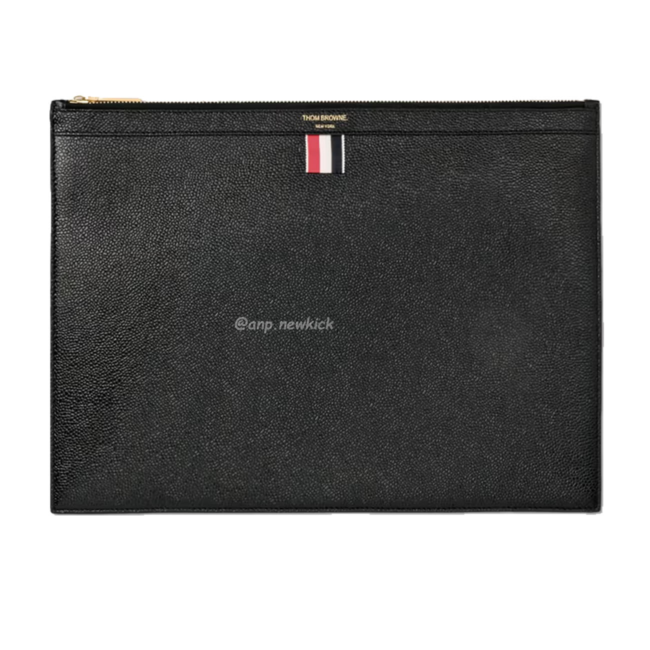 Thom Browne Logo Stamp Leather Document Holder (1) - newkick.cc